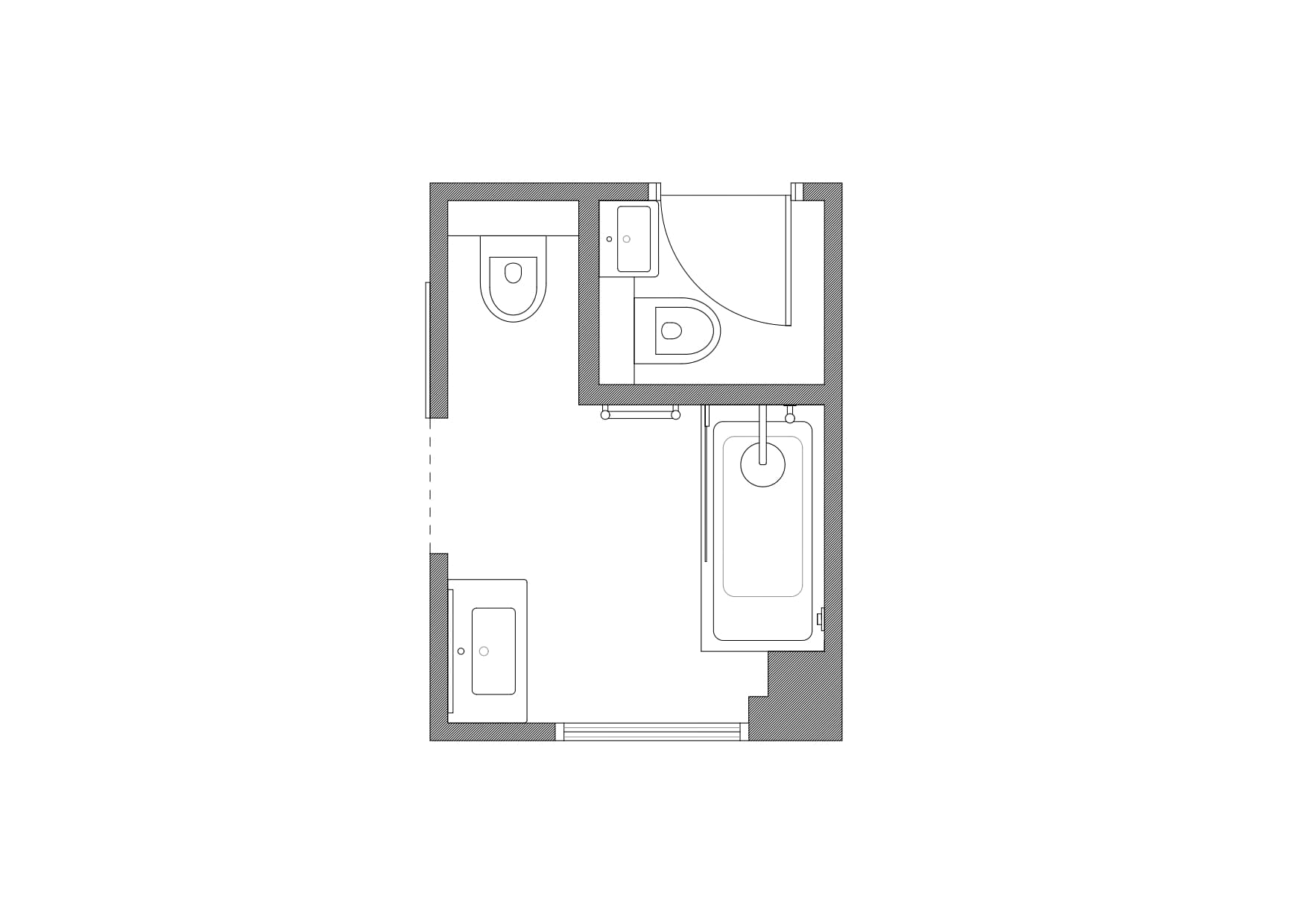 13 South Drive proposed plan, guest WC and private en-suite subdivision